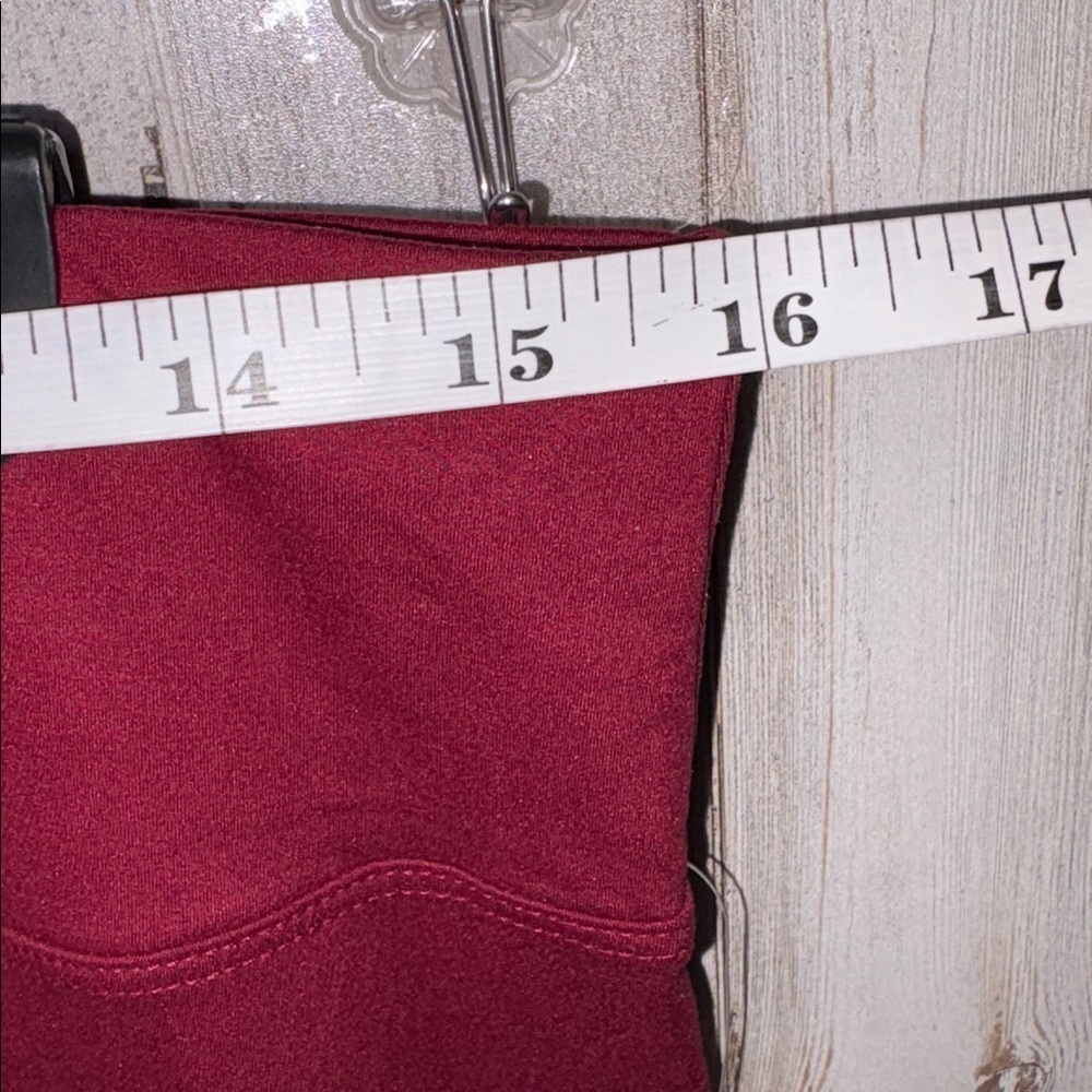Leggings Depot Burgundy Leggings Size 1X - Picture 6 of 12
